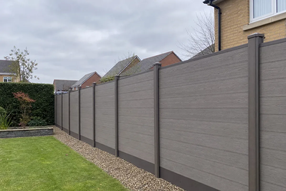 Low maintenance composite fencing in Blackburn